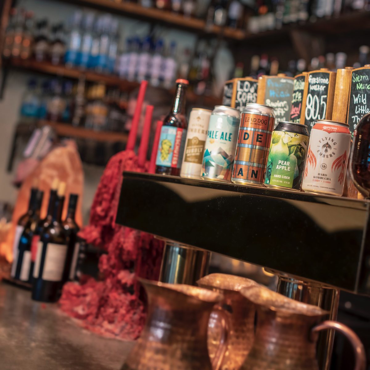 19 Local Taps and a Full Bar with Organic Fresh Squeezed Juices